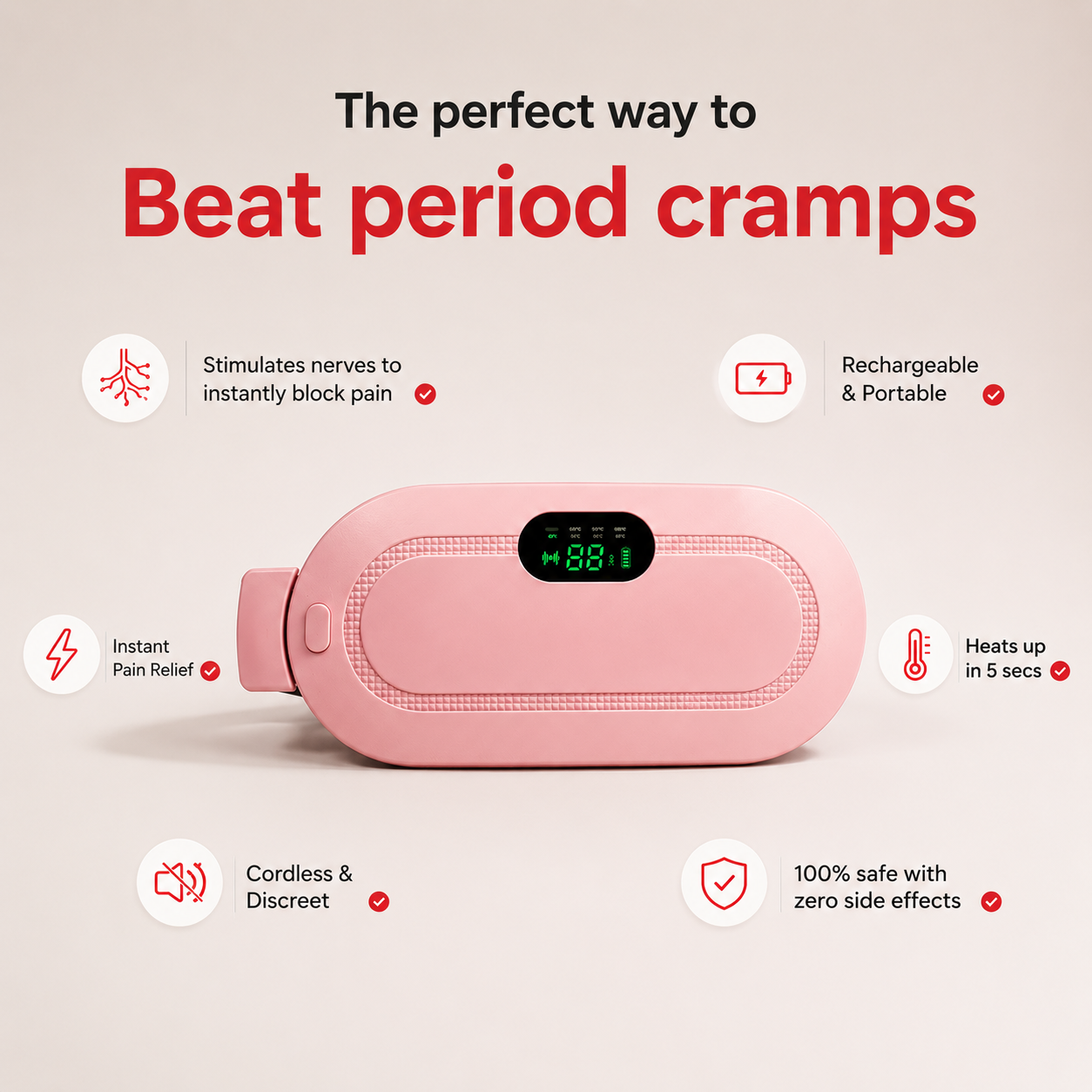 Period Cramp Relief Massager.